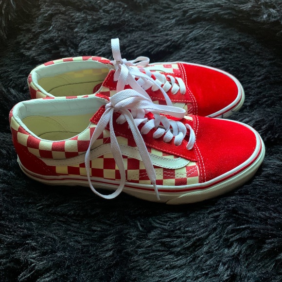 Red Checkered Vans - Picture 1 of 7